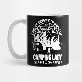 Camping Lady Shirt Mug